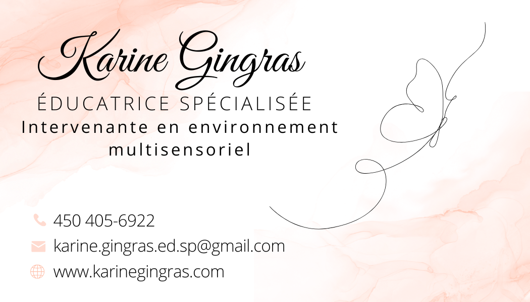 Karine Gingras, Éducatrice Spécialisée
